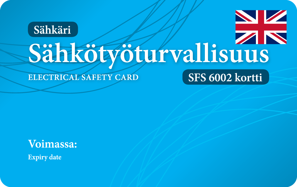 Safety at electrical work SFS 6002 online